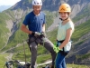 Peter und Antonia vor dem Einstieg