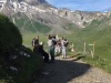 Erster Halt beim Aufstieg