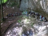 Steile Schlucht